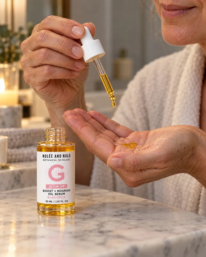 Bakuchiol Oil Serum: Ochtend en avond · stap 2