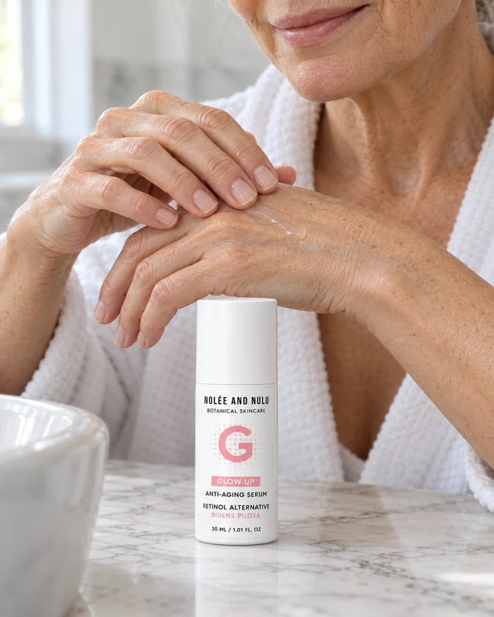 Retinol Alternative Serum: Ochtend en avond · stap 3
