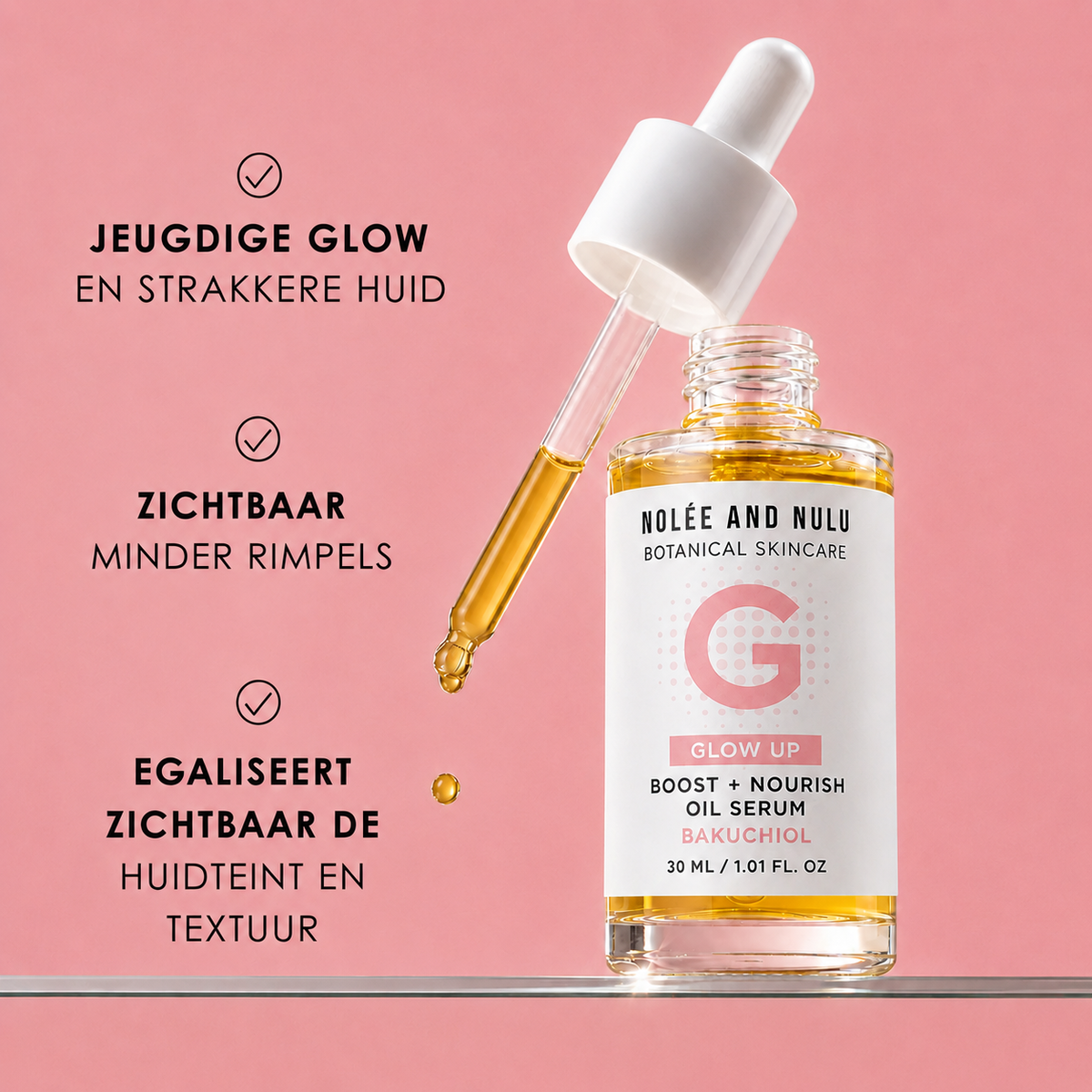 Glow Up Bakuchiol Retinol Alternative Anti-Rimpel oil serum