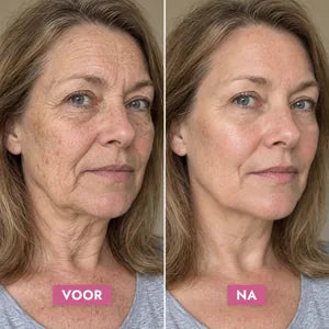 Retinol Alternative Serum — voor en na