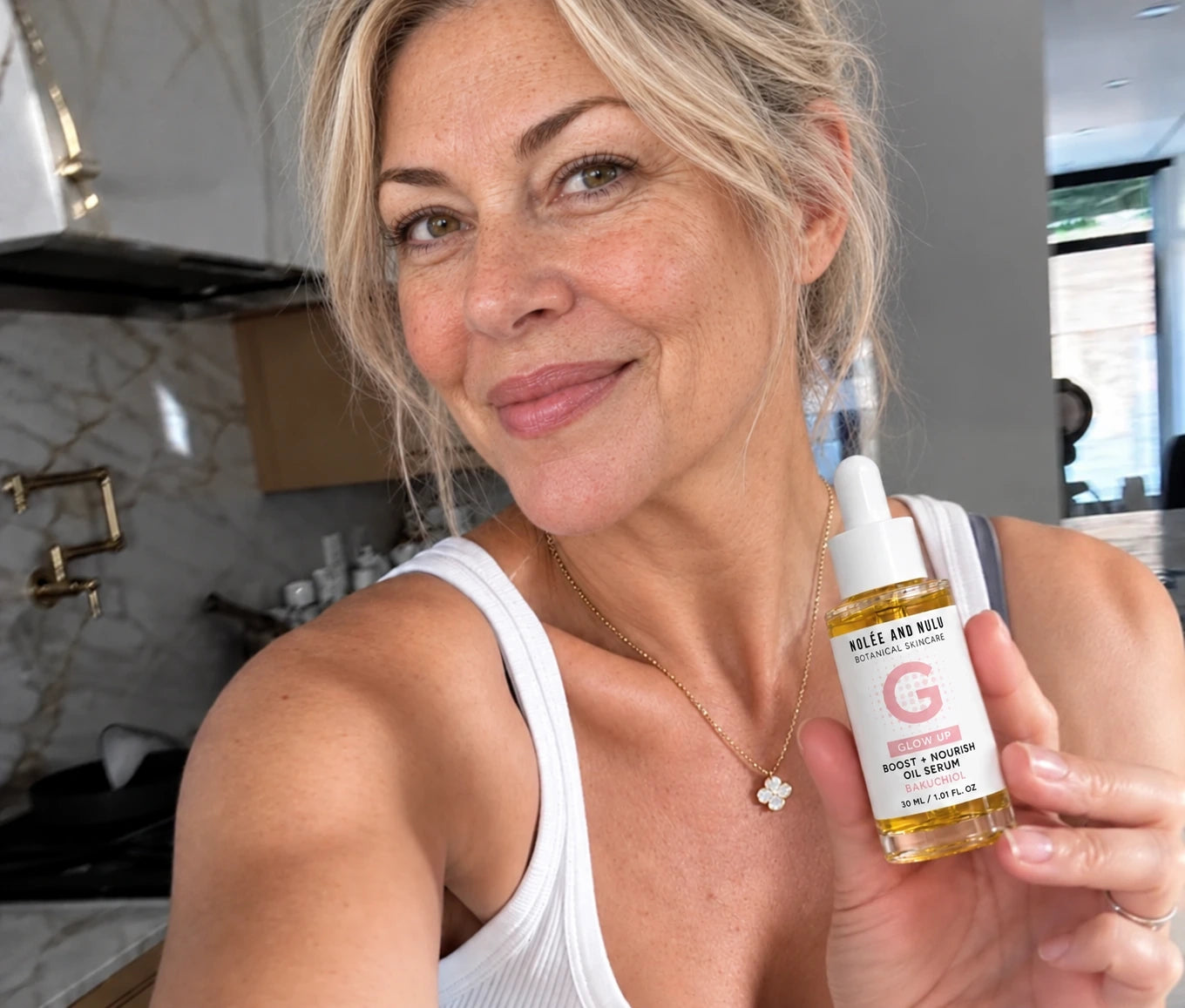Deborah met Nolée and Nulu Oil Serum