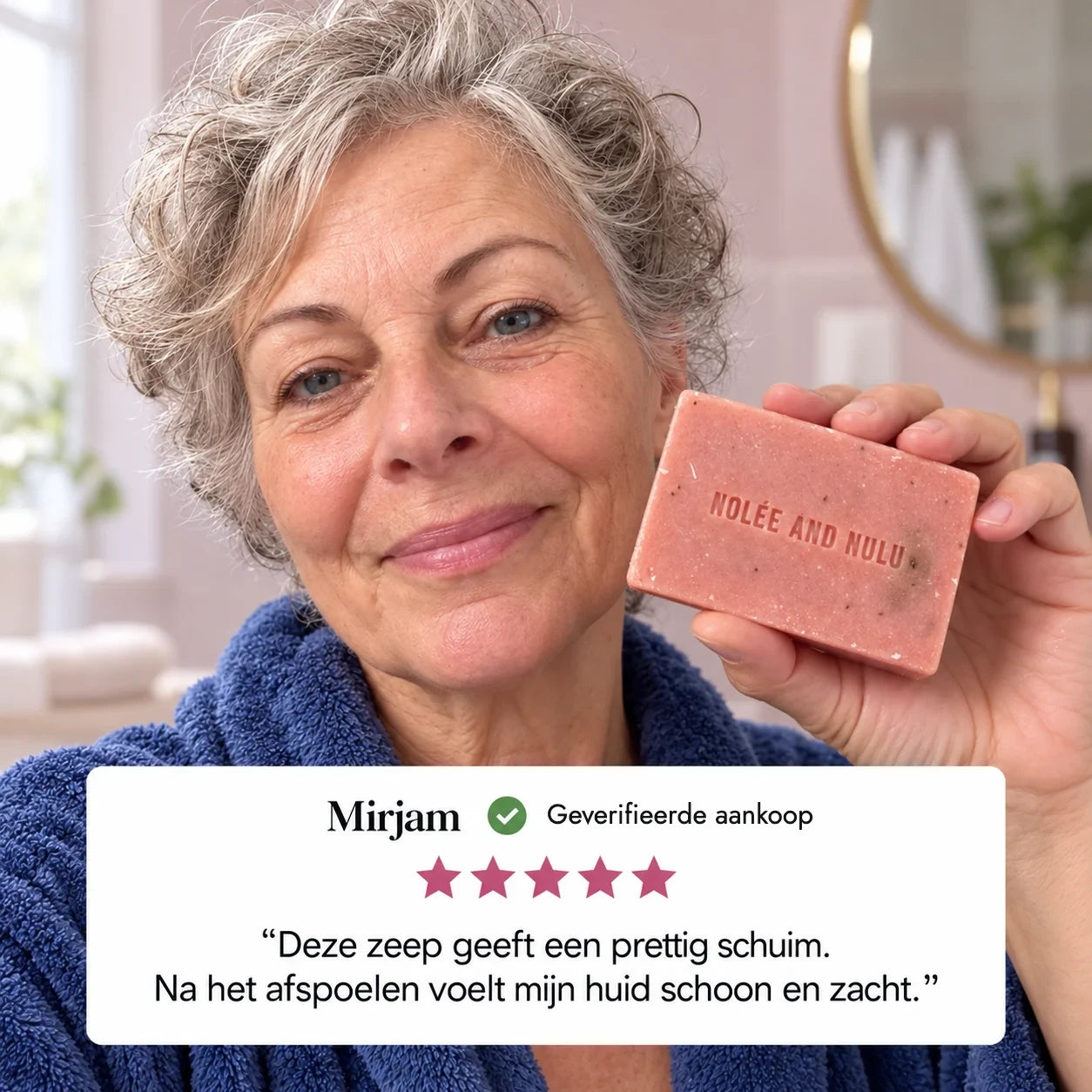 Rosehip Glow Soap — review van een klant