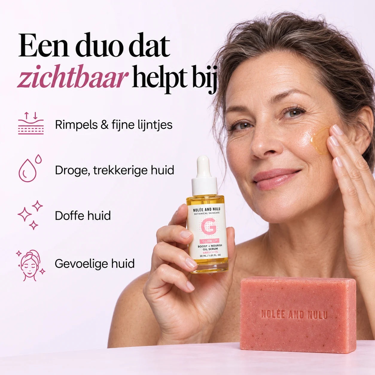 Radiant Glow Duo — helpt zichtbaar bij