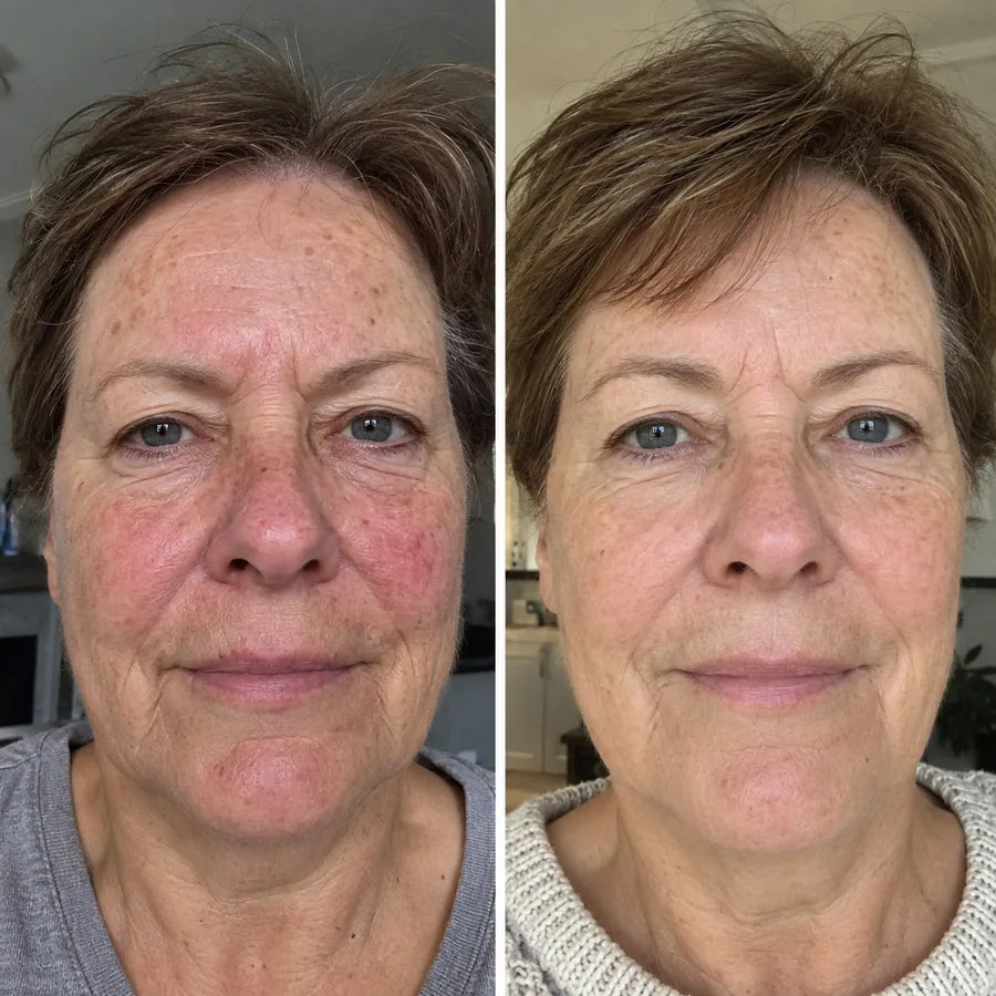 Voor en na: Marjan, 60