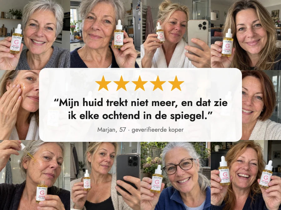 Vrouwen met het Bakuchiol Oil Serum